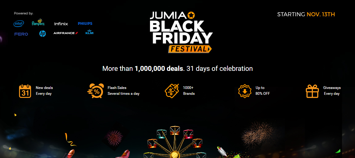 Jumia Black Friday 2019 Deals, Sales - Black Friday Deals