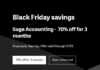 Sage Accounting Black Friday