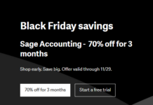 Sage Accounting Black Friday