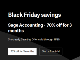 Sage Accounting Black Friday