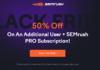 SEMRush Black Friday